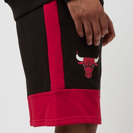New Era 60349349 NBA Colour Block Chicago Bulls Sweat Shorts Black M Man