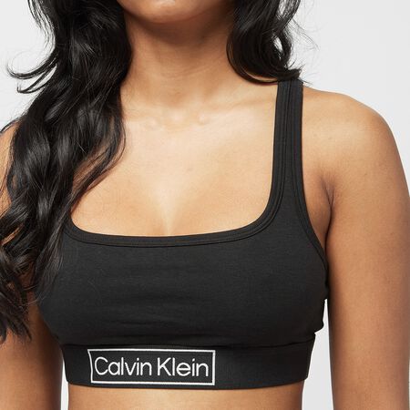 Calvin Klein Reimagined Heritage unlined bralette in black