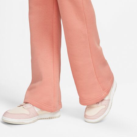 Nike Be Kind flared fleece joggers in madder root