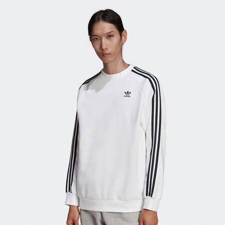 Moedig markeerstift Vergelden adidas Originals Adicolor Classics 3-Stripes Crew Sweatshirt white  Sweatshirts online at SNIPES