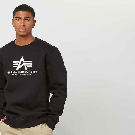Alpha Industries Basic Sweater black SNIPES online at Sweatshirts