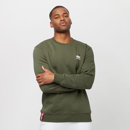 Alpha Industries Basic Sweater olive Logo SNIPES Sweatshirts at dark Small online