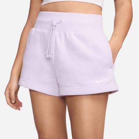 Nike Essential Fleece Shorts in Purple-Pink