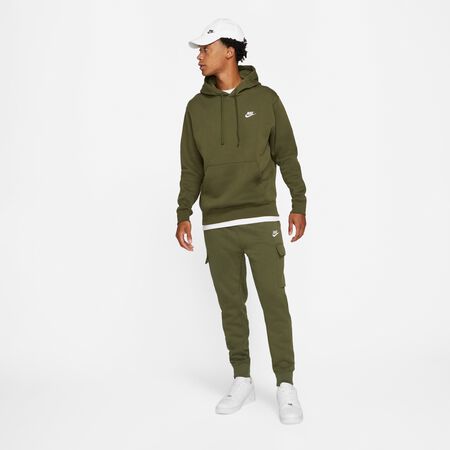 NIKE Sportswear Club Fleece Cargo Pants rough green/white Track Pants  online at SNIPES